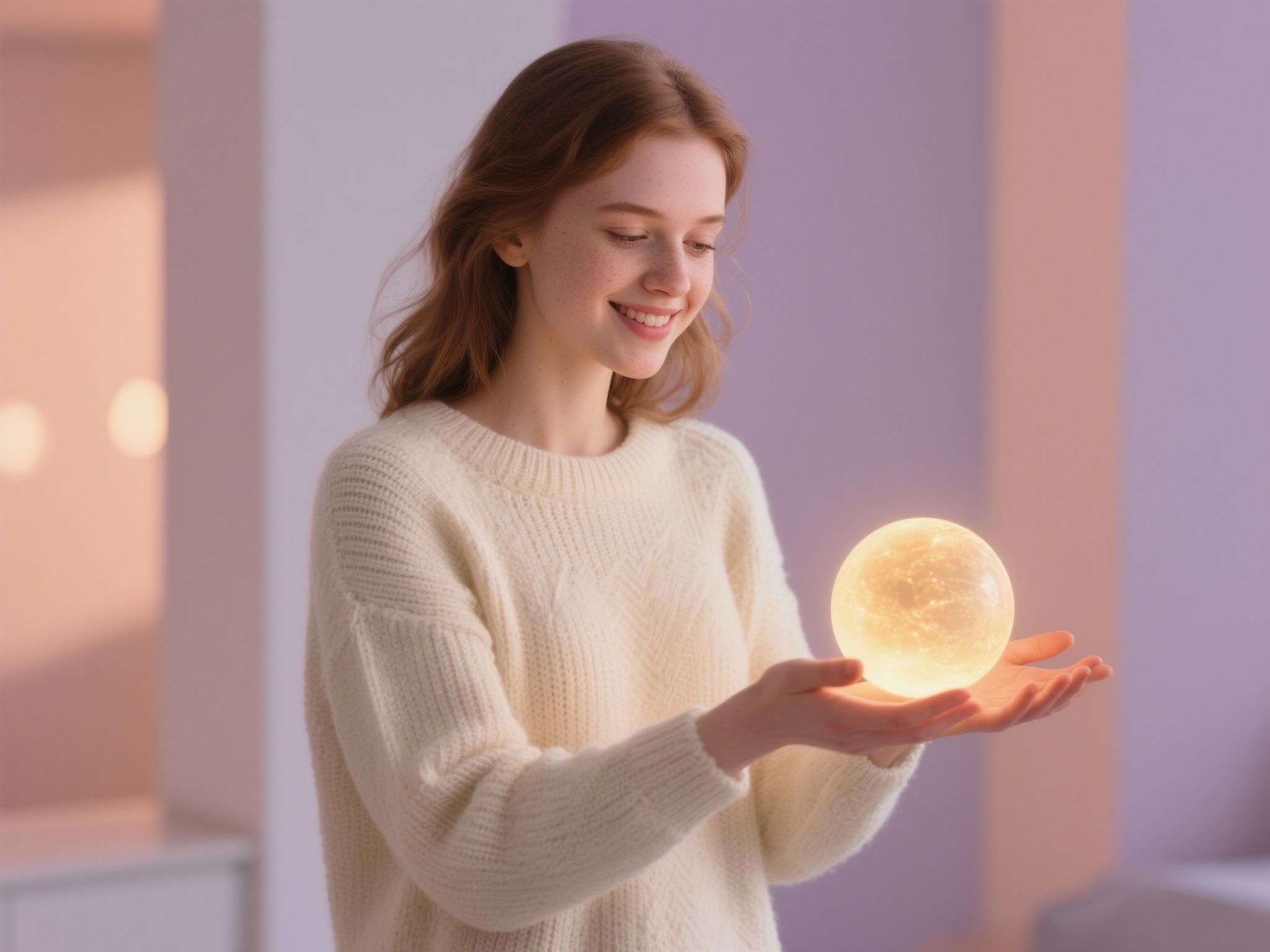 MeowVerse_Ultra-photorealistic_image_of_a_European_young_woman_gently_exten_ae622d46-2cfb-42eb-8191-b77329473da1